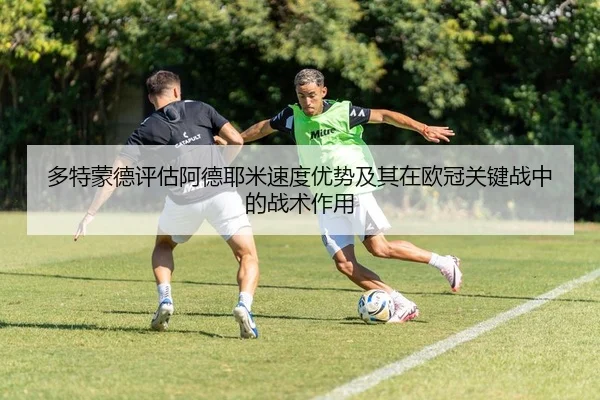 多特蒙德评估阿德耶米速度优势及其在欧冠关键战中的战术作用